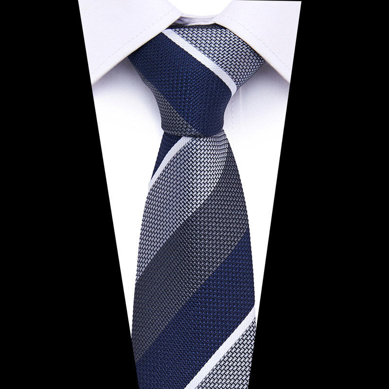 Cravatte con motivo a stampa da uomo di Design italiano per cravatte sottili da uomo 7cm cravatte sottili da sposa in Jacquard di poliestere