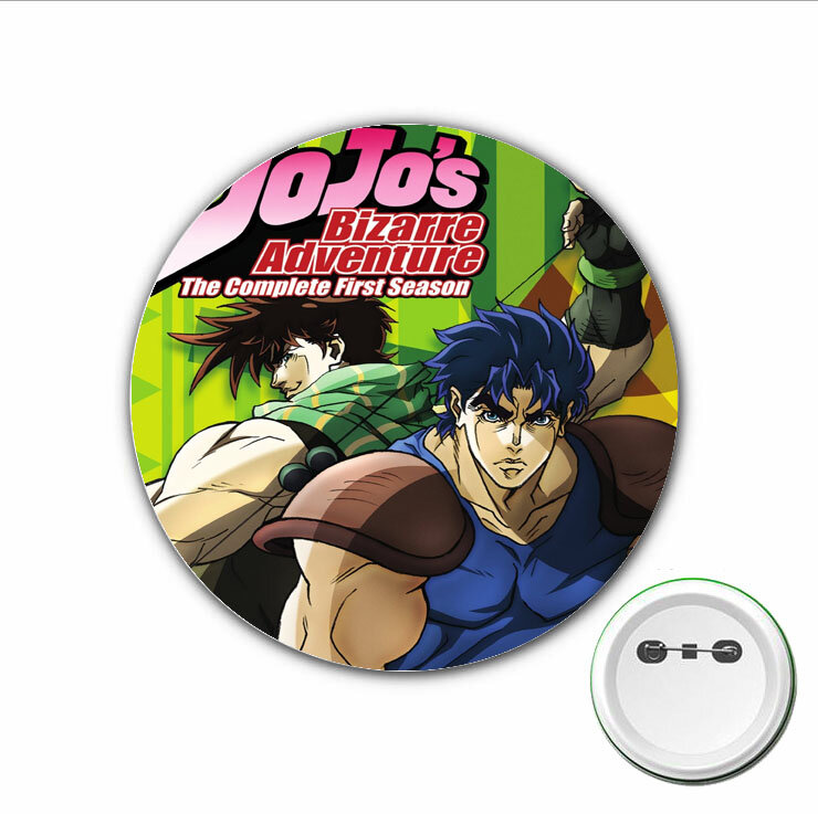 3 Stuks Anime Jojo 'S Bizarre Avontuur Cosplay Badge Cartoon Broche Spelden Voor Tassen Badges Rugzakken Knoopkleding Accessoires