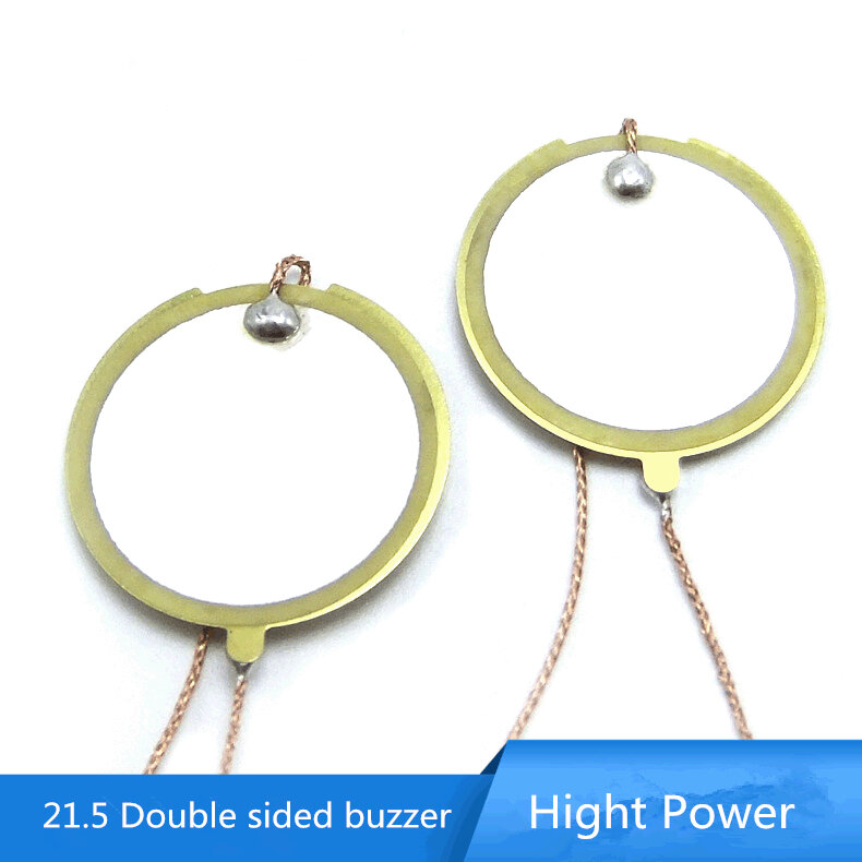 2PCS/lot 21.5MM  27MM-25 TL MM piezoelectric ceramic double-sided buzzer ultrasonic horn alarm bellows Piezo Ceramic High Power