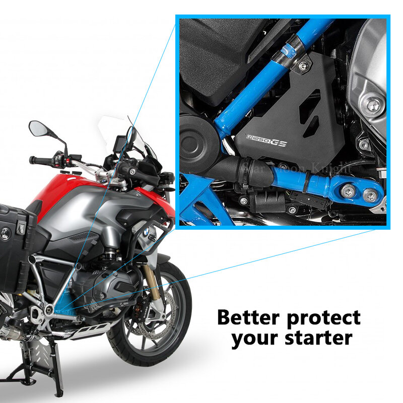 FOR BMW R1200GS LC ADV R1250GS R1200R R1200RS R1250RS Motorcycle Accessories Starter Protector Guard Cover Motor Guard