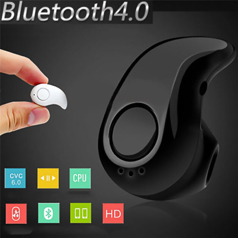Mini sem fio bluetooth fone de ouvido no esporte com microfone handsfree fones para todos os telefones samsung huawei xiaomi android