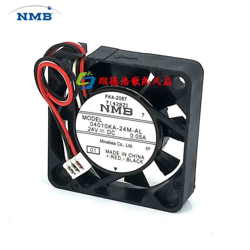 New original NMB 04010KA-24M-AL 4010 DC24V 0.05A 40 * 40 * 10MM 3-wire inverter cooling fan