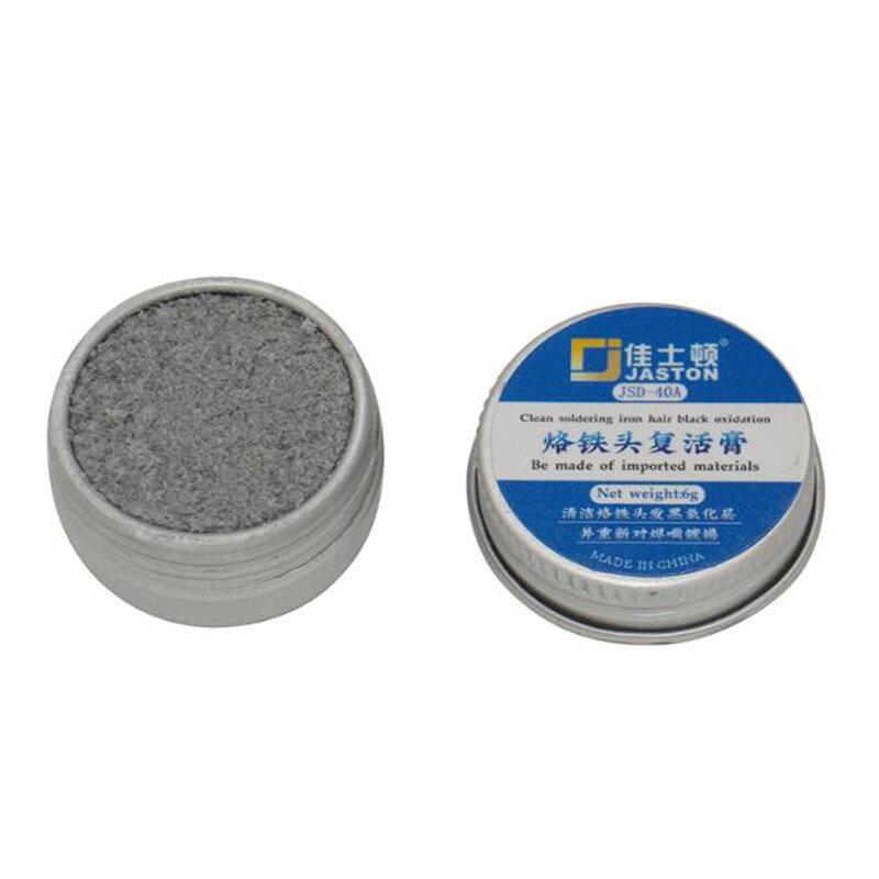 1 Pc New 40A Soldering Iron Tip Refresher Clean Paste for Oxide Solder Iron Tip Head Resurrection