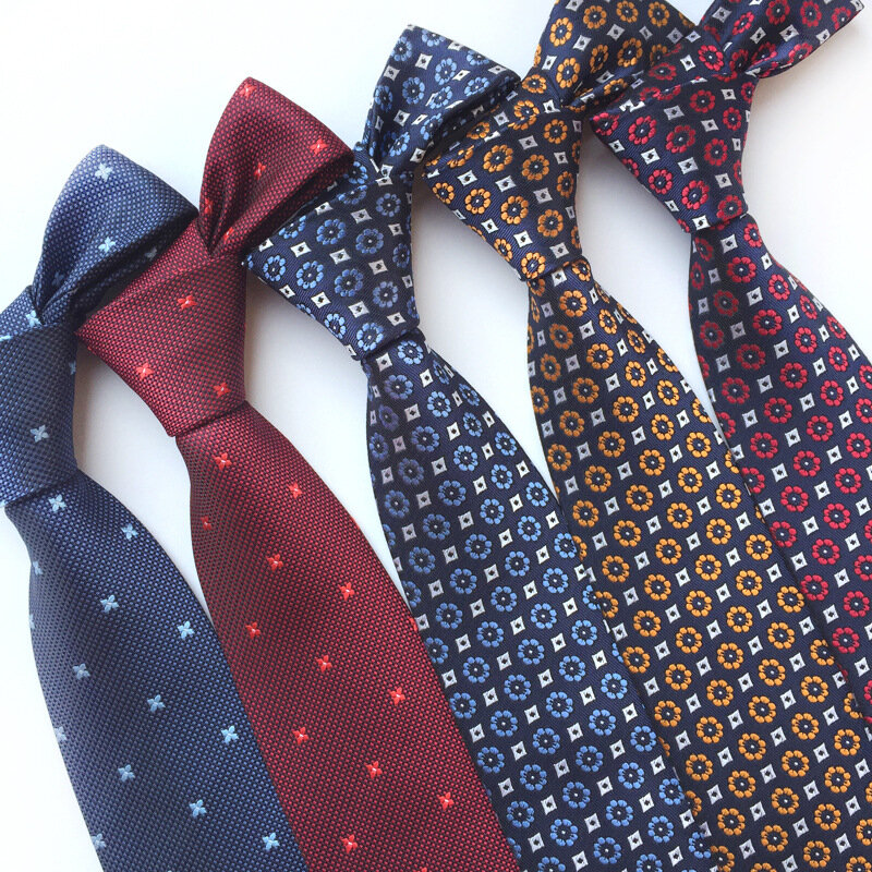 8ซม.โรงงานขายส่ง Tie Casual สวมใส่อย่างเป็นทางการธุรกิจผู้ชาย Tie Weft Mi Paisley Cashew ดอกไม้ Ties สำหรับชาย