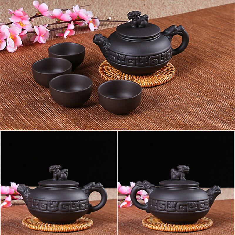 Bule de chá de cerâmica, bule para chá kung fu, cerâmica, corrente do teto, cerimônia de chá chinês, acessório para chá, 150ml, presente