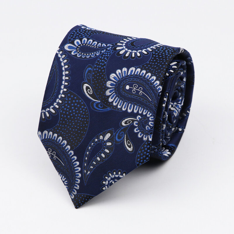 Corbata de poliéster con estampado Floral para hombre, corbatas coloridas de estilo bohemio de 8cm, para fiesta, regalo de cumpleaños