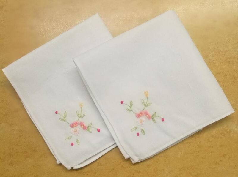 Conjunto de 70 moda crianças lenço do bebê hankies crianças lenços toalha algodão cor bordado floral 10x10-inch