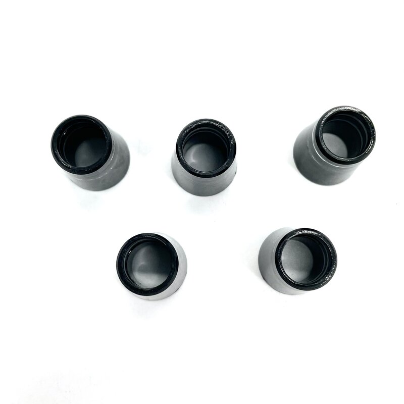 Casquillos de Golf de plástico de 10 piezas con doble anillo, compatibles con 0.335, 0.350 o 0.370 puntas, eje de hierro, adaptador de manga