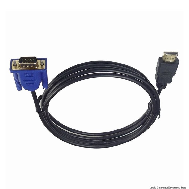 1 M Cable HDMI a VGA HD 1080P con Cable de Adaptador de Audio Cable HDMI a VGA dropshipping. Exclusivo.
