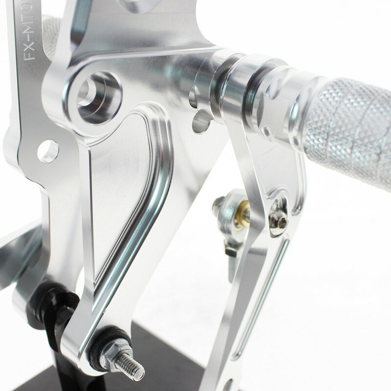 Мотоциклетная подставка для ног, подножка для YAMAHA XSR700 2015-2018, задний комплект, регулируемая алюминиевая Подножка для ног