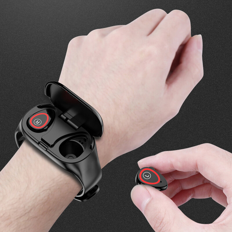 M1 nuevo reloj inteligente AI con auriculares Bluetooth Monitor de ritmo cardíaco pulsera inteligente reloj deportivo para hombres para Android IOS automatic watch watch men