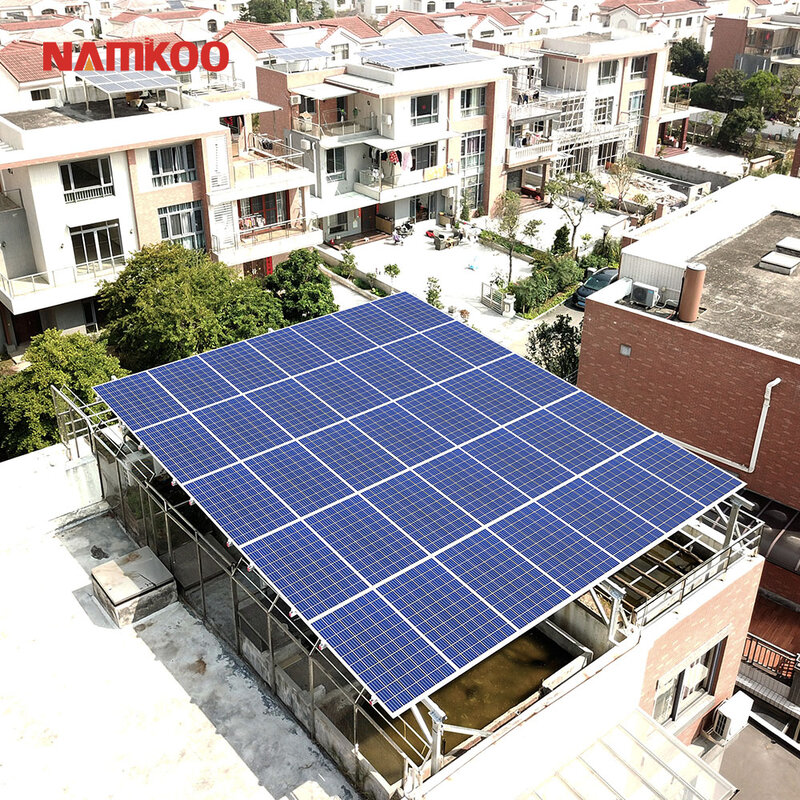 Sistema de Alimentação NK Gerador Solar Fotovoltaico, Off Grid Amarrado, Híbrido, 10 kW, 15kW, 20kW, Preço de Fábrica