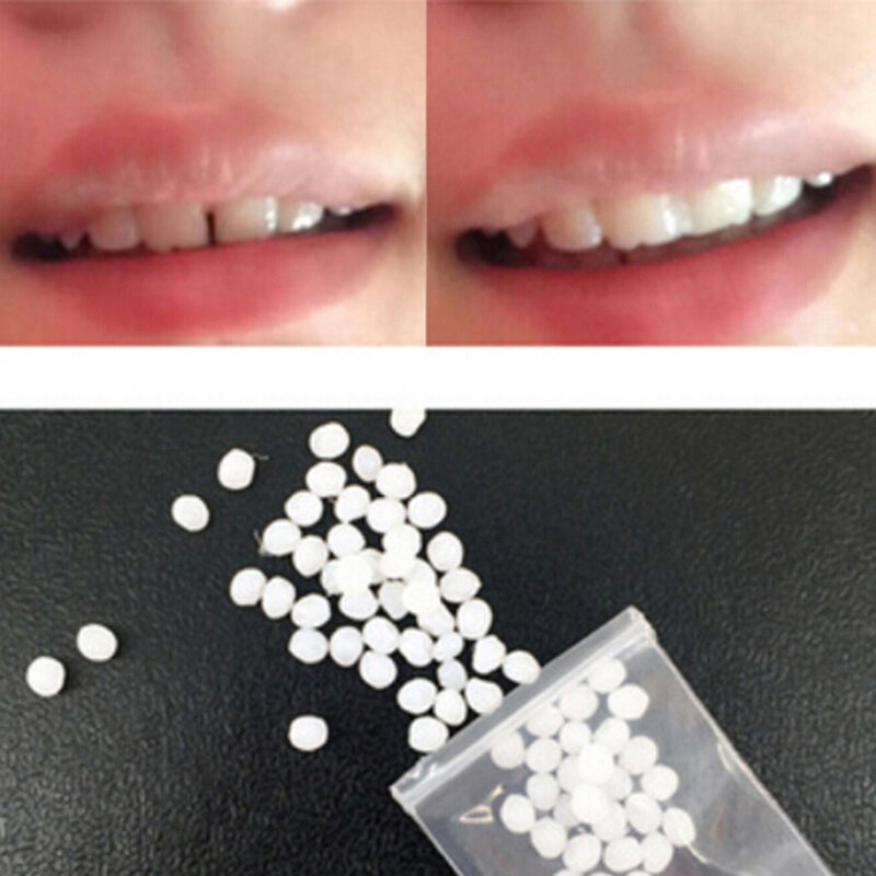 5g/10/50g/100g dentes falsos sólido cola dentadura adesiva cuidados com os dentes reparação temporária conjunto dentes e gap falseteeth sólido cola