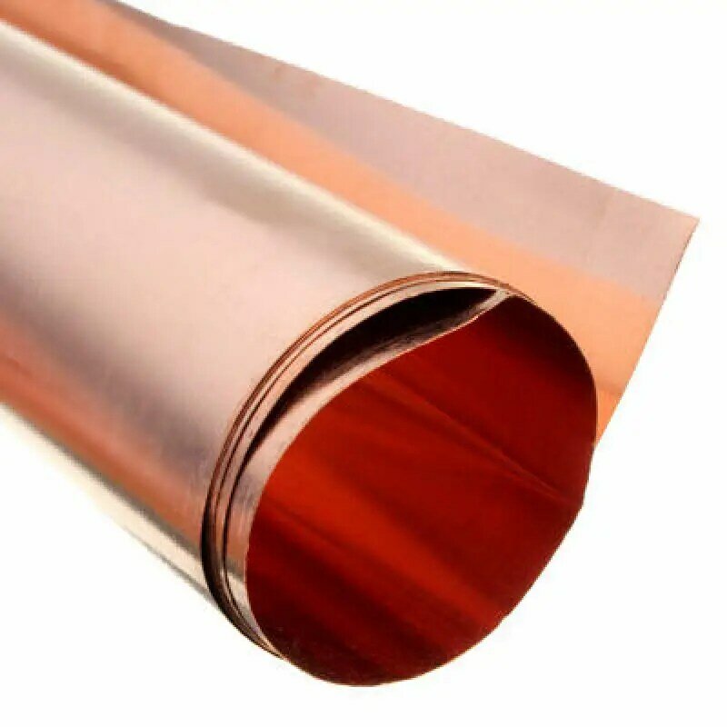1Pcs 99% Pure Copper Cu Metal Sheet Foil PlateWidth 20~200mm Length 100~5000mm