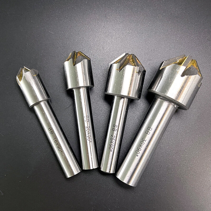 BB Countersink Drill with Brazing Carbide Blade Chamfering Milling Tool 90 Degree 16mm 20mm 25mm 30mm 40mm