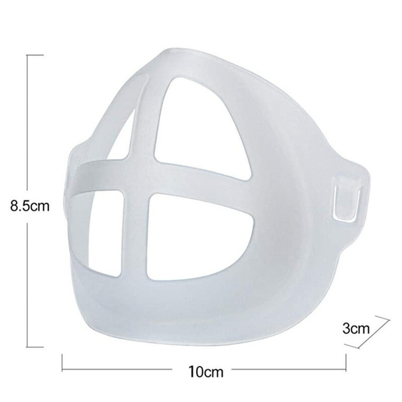 1/5 pçs suporte de máscara 3d respirável válvula boca máscara de silicone apoio respiração auxiliar máscara de ajuda almofada interna boca máscara suporte