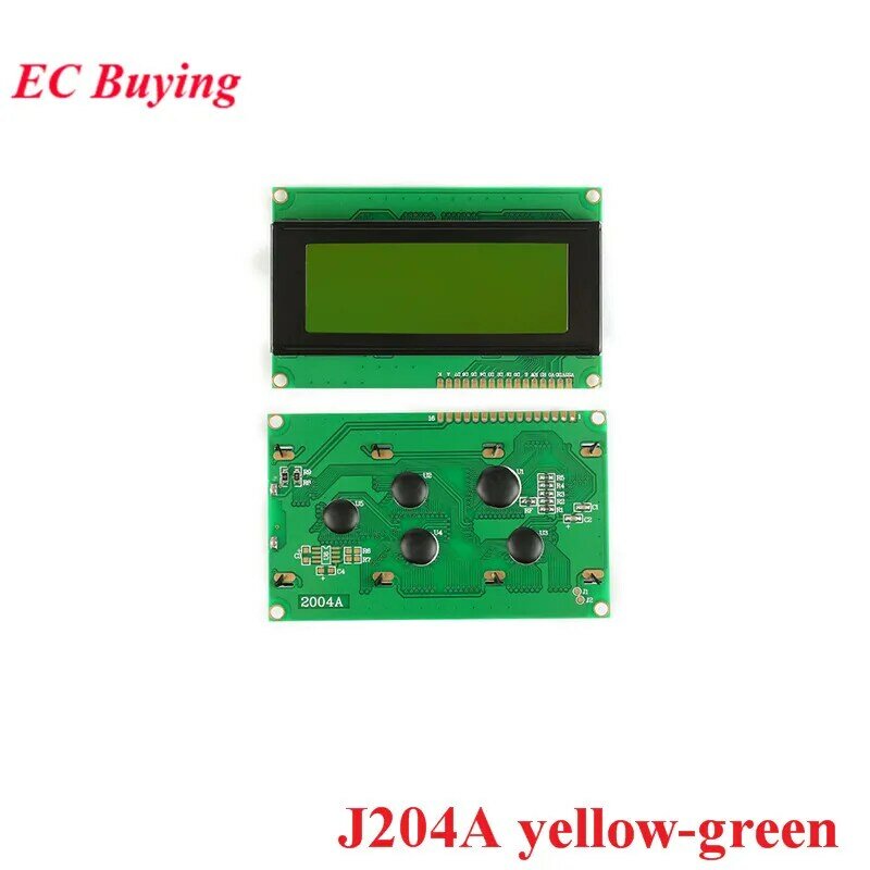 ЖК-модуль 1602 1602A J204A 2004A 12864 LCD1602 Модуль дисплея IIC I2C 3,3 В/5 В для Arduino, синий, желто-зеленый экран, разъем