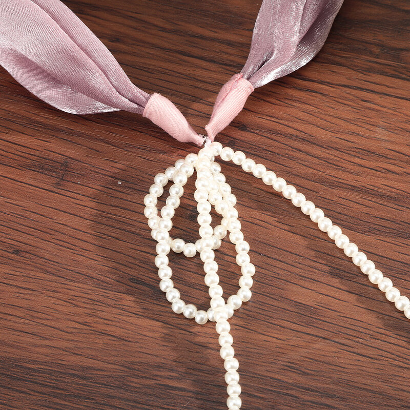 Molans-diadema de pérolas para mulheres, acessório feminino elegante para cabelo, faixa de cabeça com pérolas, presilha para casamento