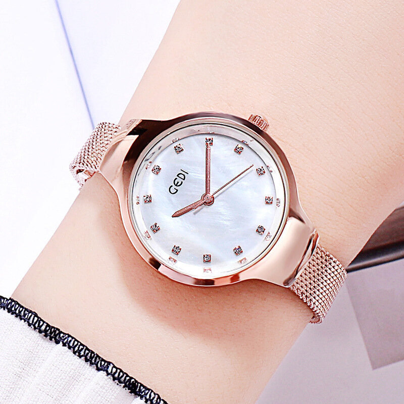 Relojes de moda de alta calidad con diamantes de imitación para mujer, reloj pequeño de cara Fritillaria a prueba de agua, de cuarzo, marca de lujo, Watc