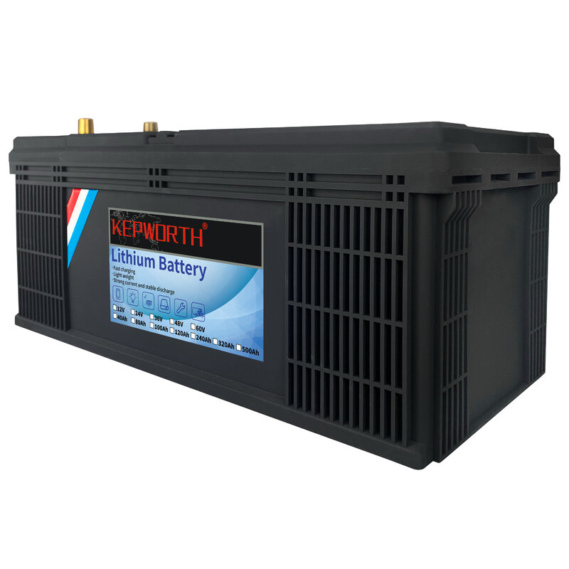 Batterie Lithium-fer-Phosphate LiFePO4 avec BMS, 12/24V, 100/120/200ah, pour voiturette de Golf, camping-car, moteur à énergie solaire