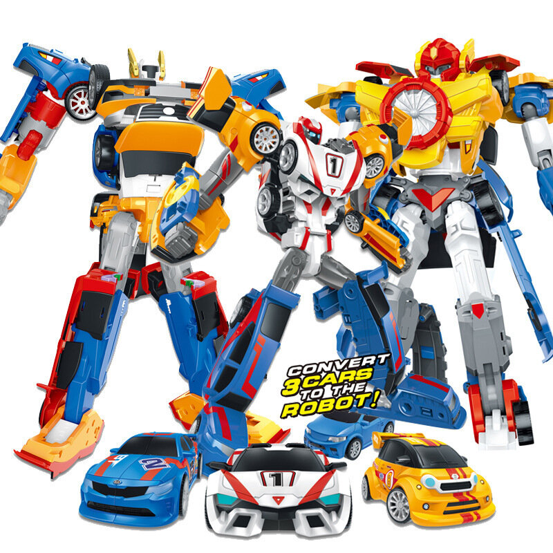 Transformação dos desenhos animados tobot robô brinquedos coréia dos desenhos animados deformação irmãos olá anime carbot carro brinquedos para crianças juguetes