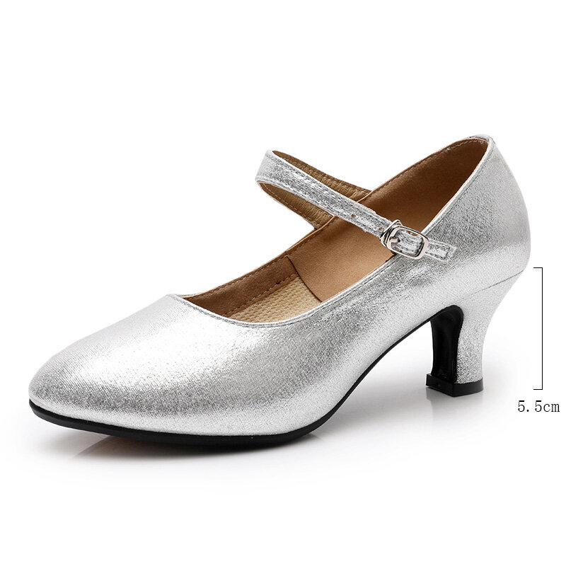 Scarpe da ballo con tacco alto scarpe da donna Mary Jane scarpe da ballo Jazz Tango di grandi dimensioni per scarpe da ballo all'aperto per le donne