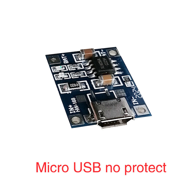 Scheda di ricarica del modulo caricabatterie al litio type-c/Micro/Mini USB 5V 1A 18650 TP4056 con protezione doppia funzione 1A Li-ion