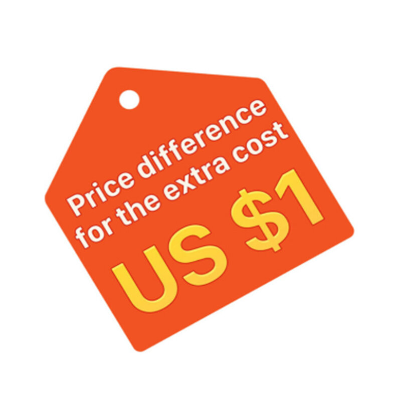 Diferencia de precio de envío/diferencia de precio de zapato/coste adicional/piezas de repuesto