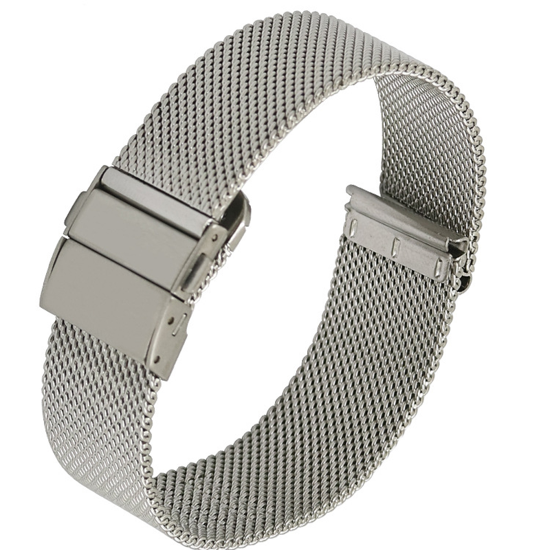 Quick Release Edelstahl Woven Armband 16mm 18mm 20mm 22mm Milanese Uhr Band Universal Armband