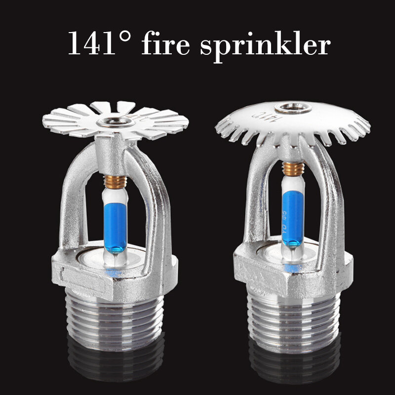 5Pcs Feuer Sprinkler Kopf DN15/141 grad Hohe temperatur beständig Feuerlösch System Ausrüstung Spray Sprinkler