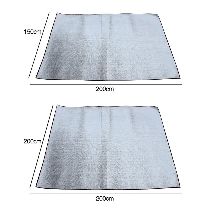 2020 Camping tapis tente matelas imperméable à l'eau en aluminium feuille EVA pliable dormir pique-nique plage tapis extérieur multi-taille chaude