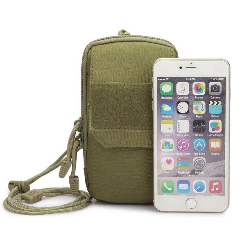 Tcmaoyi 전술 몰리 파우치 야외 다기능 휴대 전화 가방 군사 사냥 허리 가방 벨트 도구 가방