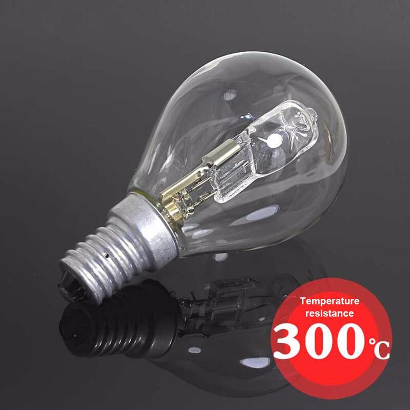Ampoule halogène P45, 42W, E14, 220V, degré de haute température, résistant à 300, lampe de four, éclairage intérieur, lampe à vis E14