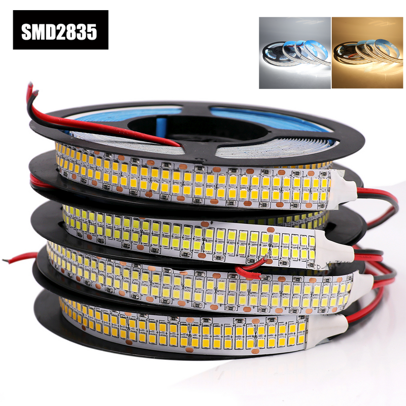 5M LED Strip SMD 2835 5054 5050 5630 12V Ultra Brightness Flexible Led Tape Light 60/120Leds/m Waterproof Ribbon Diode Fast Ship