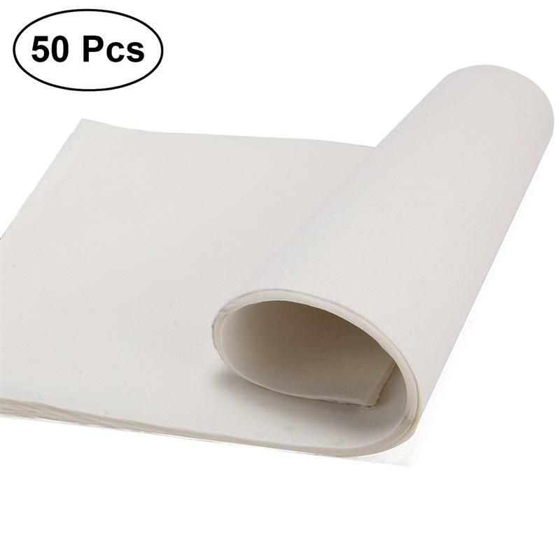 50 Blatt Xuan Papier Reispapier zum Malen Blatt Übungs blätter zum Malen Pinsel chinesisches leeres chinesisches Papier für