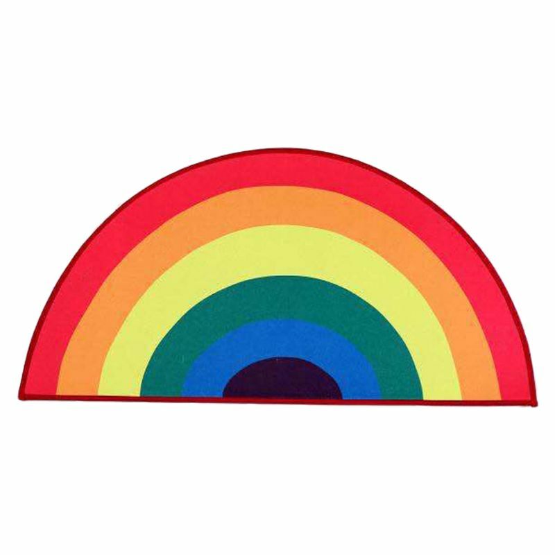 Gospodarstwa domowego Rainbow dywan do składania kolorowe wycieraczka podłogowa dekoracyjny dywan wystrój P31B