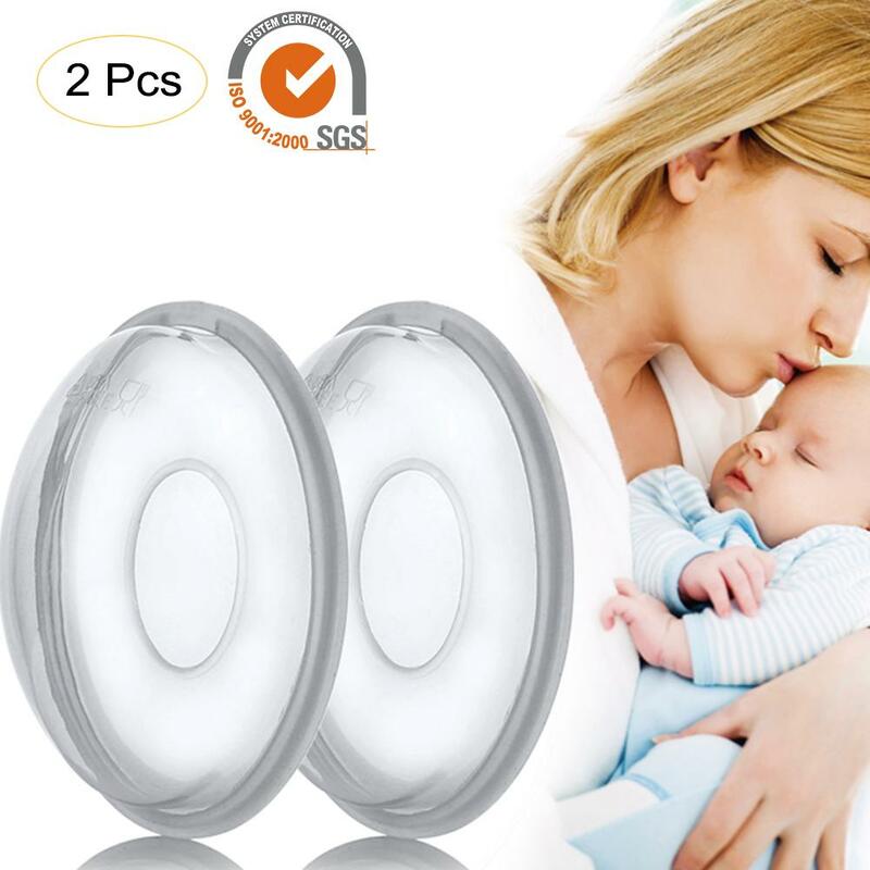 2pc silicone gel coleção capa de alimentação do bebê coletor de leite materno macio pós-parto mamilo sucção recipiente reutilizável almofada de enfermagem