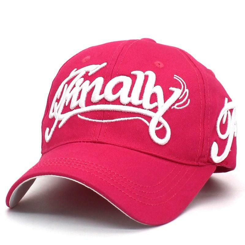 Boné de beisebol de algodão masculino e feminino, chapéu snapback ajustável, carta bordada, quatro estações, 206