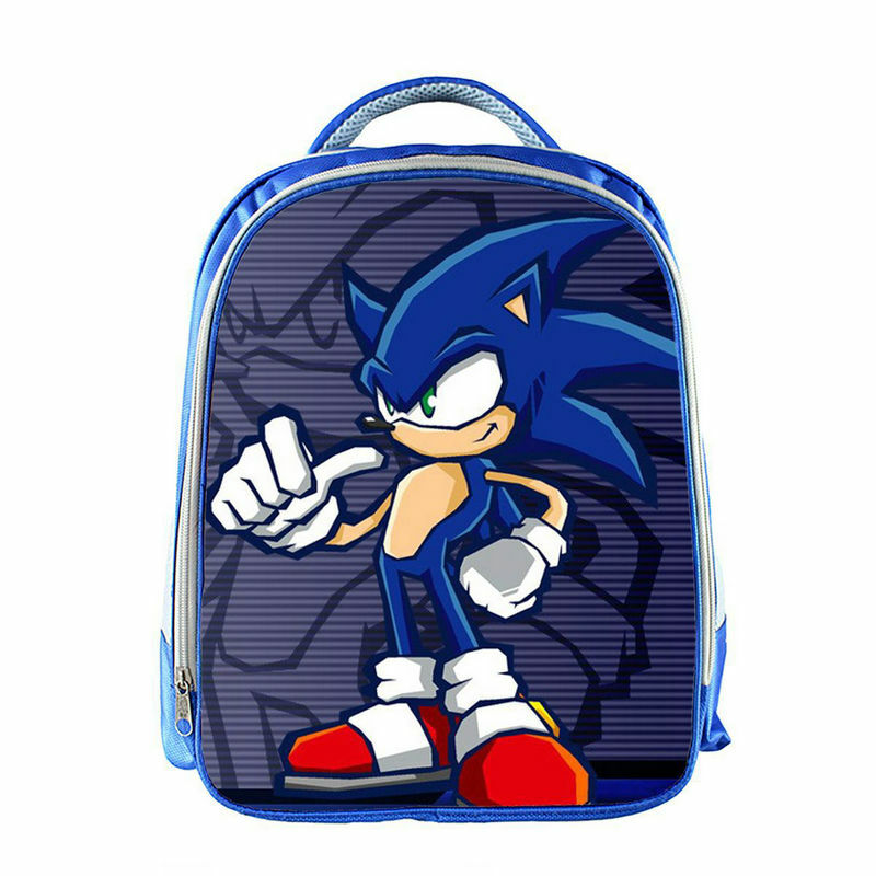 13 дюймов рюкзак Супер Марио детей мультфильм Sonic рюкзаки мальчиков девочек школьный ранец для детского сада ежедневно рюкзак дети BookBag
