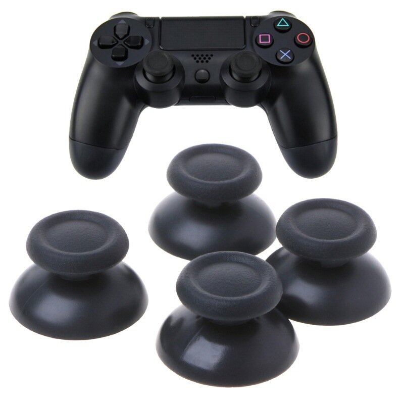 Capa para botão analógico de joystick, 2 peças, para controlador de controle de videogame, ps4, acessórios para substituição, cogumelo