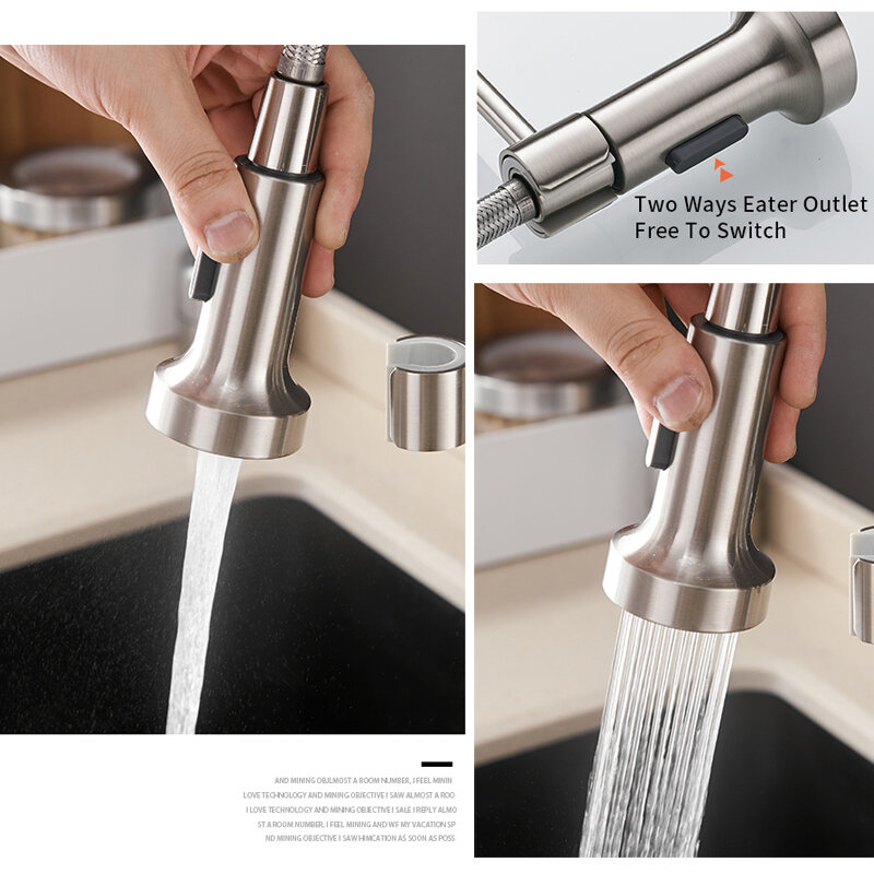 Uniwersalna kuchnia wody części kranu ciśnienie ABS kran kuchenny wyciągnąć części wody z kranu głowy kran oszczędzający wodę Adapter dyszy