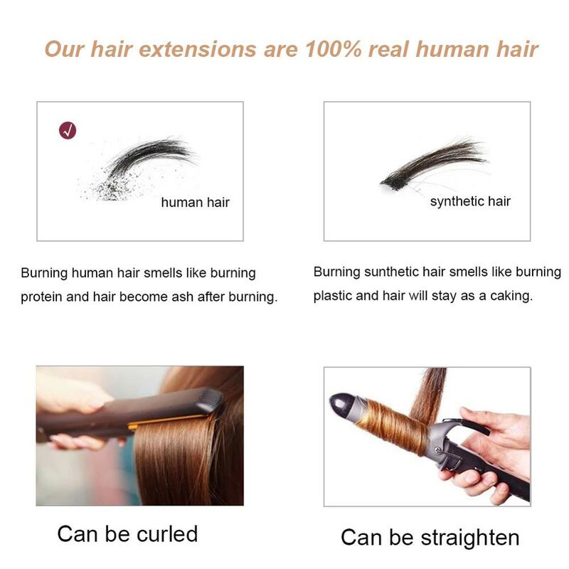 Ugeat – Extension de cheveux naturels à pointe de kératine, pré-collés, de 14 à 24 pouces, 1 g/s, pour femmes, 50g/100g