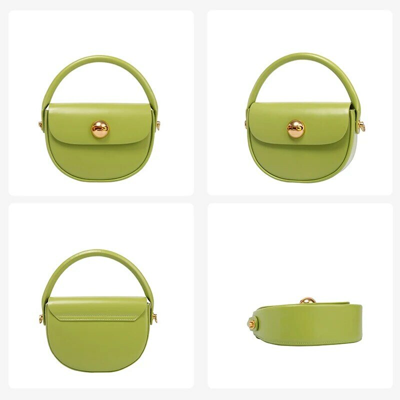 Новая модная нишевая сумка через плечо LA фестиn 2022, модная оригинальная Женская сумочка, универсальная маленькая круглая сумка с колокольчиком, зимний дизайн
