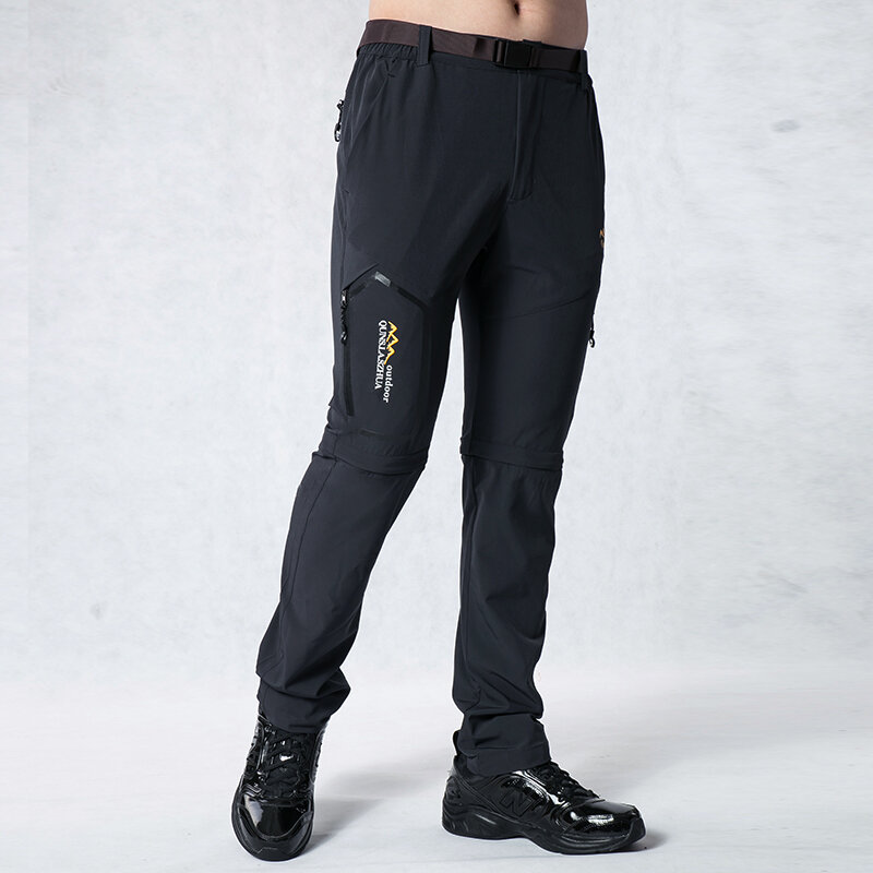 TRVLWEGO – pantalon de randonnée pour hommes, très extensible, fin, imperméable, séchage rapide, résistant aux UV, pour voyage en plein air, été