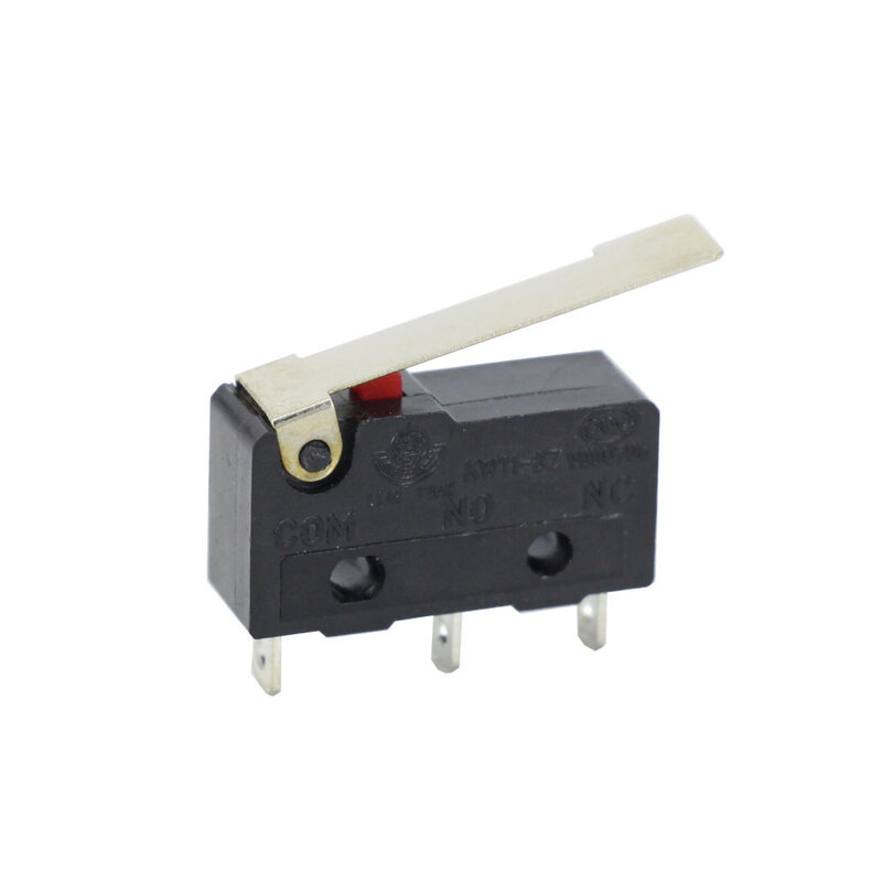 10 PCS Micro Switch 2/3Pin NO/NC Mini Limit Switch 5A 250VAC KW11-3Z Roller Arc lever Snap Action Push Micro switches