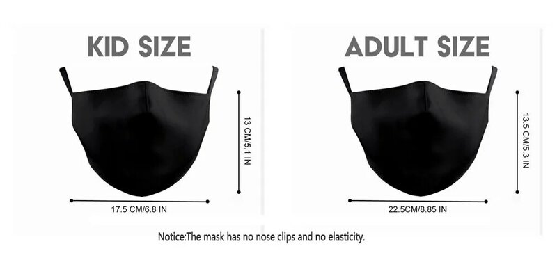 من بين الولايات المتحدة أقنعة الوجه المطبوعة للأطفال الكبار قابلة لإعادة الاستخدام قابل للغسل PM2.5 أقنعة الفم في الهواء الطلق يندبروف تنفس لل...