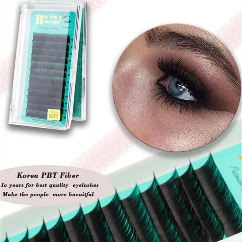 BES Lashes J B C D L Curl 0.05mm Thickness 8-20mm Eyelashes Extension Individual Lash Russian Volume Fans Single Classic Lashes