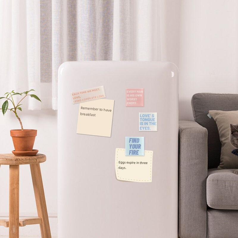Morandi geladeira ímãs para escrever foto parede presentes bonitos decoração da casa geladeiras magnético conjunto mensagem adesivo papelaria