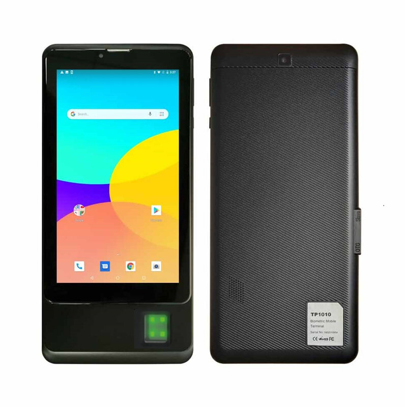 Tableta de 7 pulgadas con reconocimiento de huella dactilar, dispositivo con llamadas telefónicas, Android 8,1, GSM, 1GB/8GB, puertos SIM Dual, pantalla IPS, Quad Core, 4000mAh, gran oferta, MTK8735
