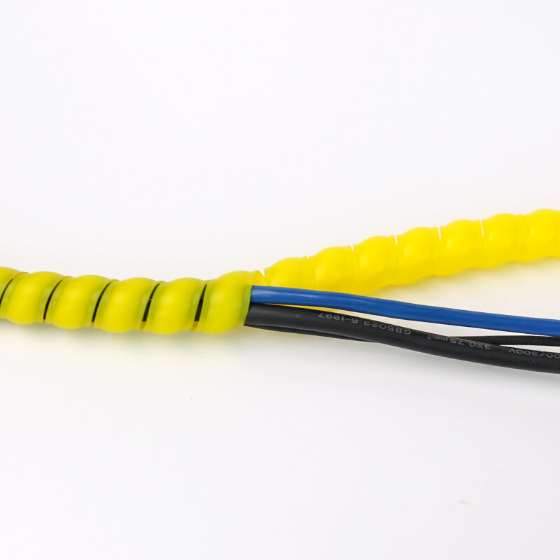 Organizador de fio espiral, 5m, 8mm-32mm, envoltório de tubo retardante de chamas, manga de cabo colorido, capa de cabo, tubo de enrolamento, imperdível
